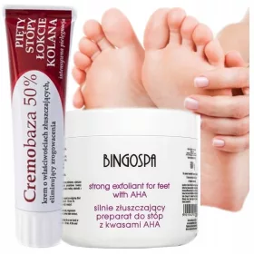    CREMOBASE 50 % CREME MIT UREA 50 + SALZ mit AHA-SÄURE – SET