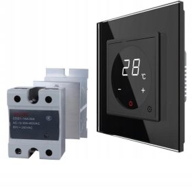  Livolo schwarzer Touch-Raumthermostat mit Sensor