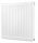 Demrad 914 W Stahlplattenheizkörper weiß 400 x 900 x 100 mm - seitlicher Anschluss