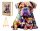  Pasjo24 Puzzle Holzpuzzle 240 Teile großes Holzpuzzle 300 Teile englische Bulldogge in einer Holzkiste Holzpuzzle K520