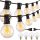 Gartenlichtergirlande XIRNEY (Lichtgirlande) 1520 cm Netz schwarz