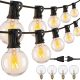 Gartenlichtergirlande XIRNEY (Lichtgirlande) 1520 cm Netz schwarz