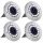  Steck-Solarlampe Jumi silber 13 cm 4 Stk.