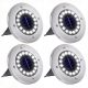  Steck-Solarlampe Jumi silber 13 cm 4 Stk.