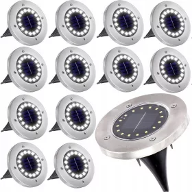  Steck-Solarlampe Jumi silber 13 cm 8 Stk.