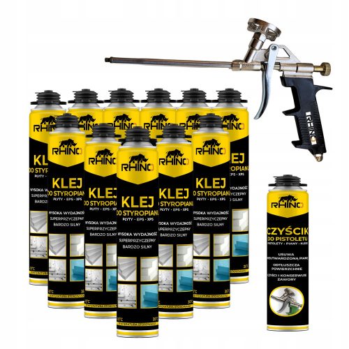11× RHINO Styroporkleber 800 ml + 2 weitere Produkte