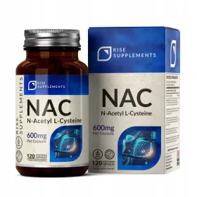   NAC N-Acetyl L-Cystein 120 Kapseln 600mg - Unterstützt Entgiftung & Immunsystem