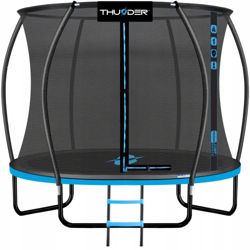Trampoline - Gartentrampolin FÜR KINDER ULTRA 8FT LADDER