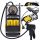  Kraft&Dele KD11824 Standpumpe schwarz