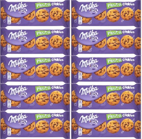 Milka Pieguski Choco Cookies mit Milchschokoladenstückchen, 135g x10
