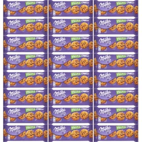   Milka Pieguski Choco Cookies mit Milchschokoladenstücken, 135g - 24er Pack
