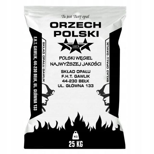 Polnische Walnusskohle 29 MJ – 25 kg Sack