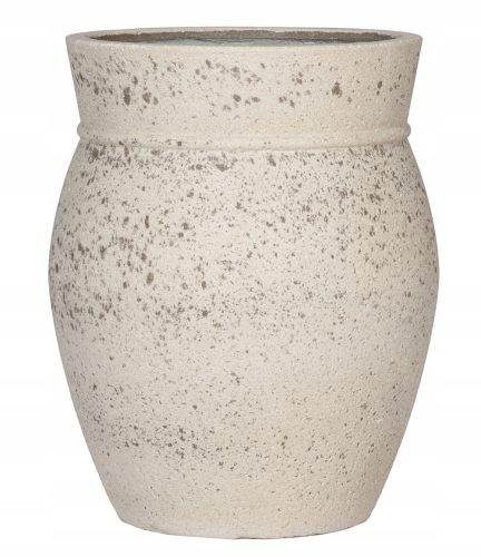 Töpfe und Pflanzgefäße für den Außenbereich und den Garten Töpfertöpfe 55 cm x 55 x 68 cm Stein Fiberglas weiß