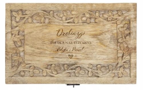Coole, lustige Gadgets Personalisierte Holzkiste, gravierte Schachtel mit einer Widmung als Geschenk