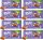 8er Pack Milka Schokolade mit Haselnüssen, 90g