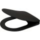 Toilettensitze Deante Peonia Toilettensitz, schwarzer Duroplast