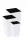  Blumentopf Lamela 30 cm x 30 x 57 cm Durchmesser 30 cm Kunststoff weiß + 2 weitere Produkte