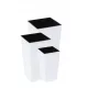  Blumentopf Lamela 30 cm x 30 x 57 cm Durchmesser 30 cm Kunststoff weiß + 2 weitere Produkte