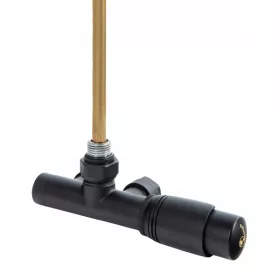  THERMOSTATISCHES EINLOCH-KOMBINATIONSVENTIL IN SCHWARZ