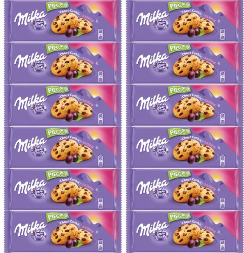 Milka Pieguski Raisins - Köstliche Knusprige Kekse mit Rosinen, 135g