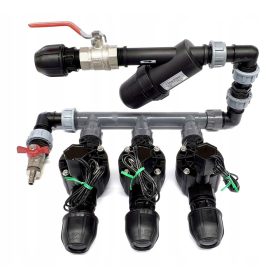  Verteilersatz mit 3 Magnetventilen, 100HV-Filter