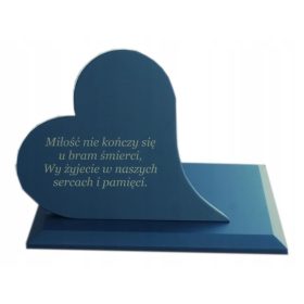  Herz für einen Denkmalgrabstein COMPOSITION Gravur XL