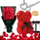 Blumen und Blumenkästen zum Valentinstag Blumenstrauß, Blumenkasten, Seifenrose 5K Home Decor 38 cm + 4 weitere Produkte