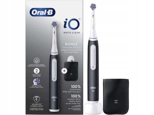  Oral-B iO White Clean Magnetzahnbürste, schwarz