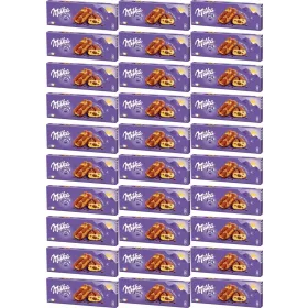   Milka Cake Choc Biskuit mit Schokoladenfüllung, 175 g x 32 Stück