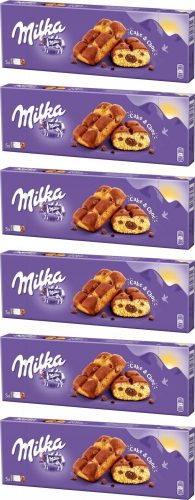 Milka Cake Choc Biszkoptowe Ciasteczka z Nadzieniem Czekoladowym