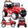  Batterieauto Jeep S618 EVA Rotes Elektroauto für Kinder
