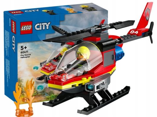  LEGO City 60411 Feuerwehr-Rettungshubschrauber