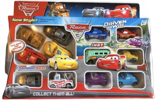  ZIGZAK MCQUEEN ZŁOMEK AUTOS SET 12in1