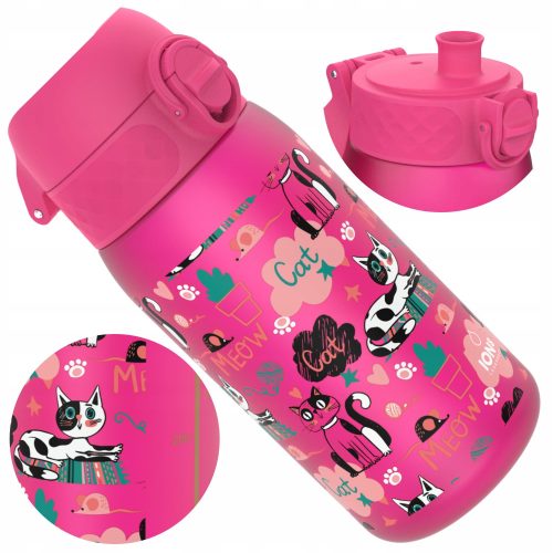  Ion8 Colorful Cats Wasserflasche 400 ml