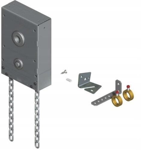 KETTENGETRIEBE-EISENBAHN-HANDANTRIEB FÜR GARAGETOR