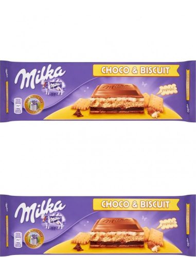 Milka Schoko&Keks - Doppel-Pack Milchschokolade mit Keks 300g