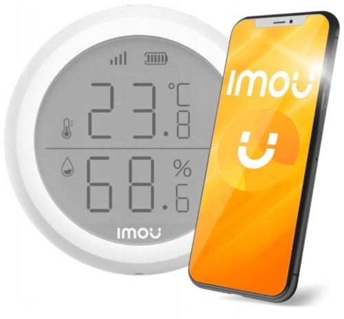 Sensoren für ein Smart Home Temperatur- und Feuchtigkeitssensor IMOU ZTM1-Display