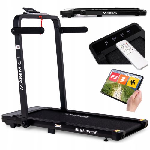  SAPPHIRE MAXIM elektrisches Trainingslaufband UNTER DEM BETT, klappbar ANWENDUNGEN