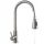 Unitec Focus Sanitär Stand-Küchenarmatur, Silber