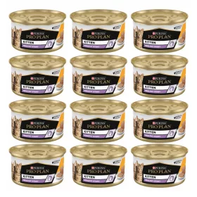    PRO PLAN Kitten Nassfutter für Kätzchen Mousse mit Huhn 85 g