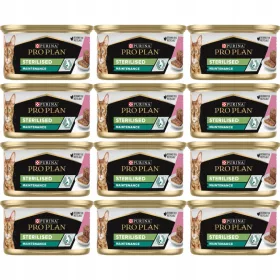    PRO PLAN Sterilised Feuchte Pastete mit Lachs und Thunfisch Nassfutter für Katzen 85 g