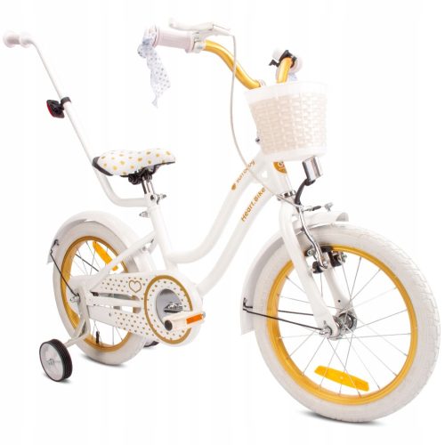  Sun Baby Heart Fahrrad 16" Weiß, Gold