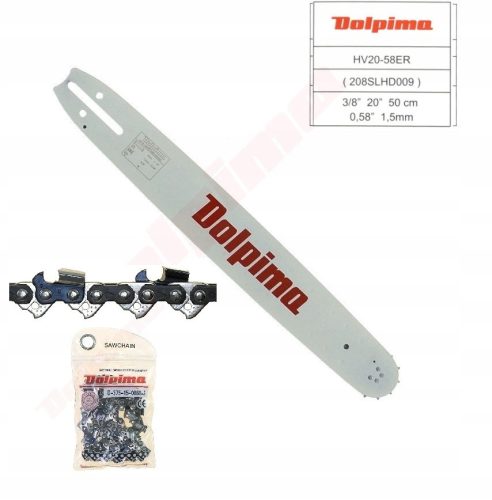 Sägen für Holz und Äste FÜHRUNG 50CM 20'' + KETTE HUSQVARNA 365 372XP