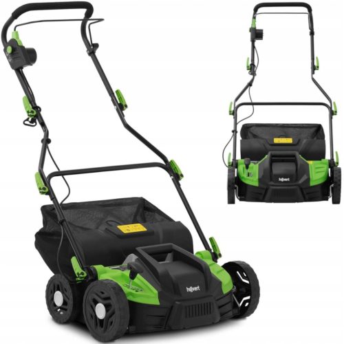 Grubber, Vertikutierer und Belüfter für Gras, Rasen und Erde Belüfter, wertykulator Hillvert 36 cm 1500 W