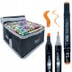  ALKOHOL-Marker, 168 Stück, Marker, doppelseitige Marker, Set + Tasche