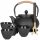 Tee- und Kaffeekanne und Kaffeemaschinen Avocado Home Gusseisen-Teekanne 0,85 l, schwarz