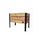 Töpfe und Pflanzgefäße für den Außenbereich und den Garten Blumentopf 50 x 32 cm aus Holz