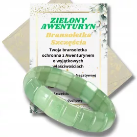  Glücksarmband, Naturstein, GRÜNER AVENTurin,
