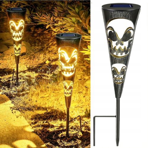 Solarlampe, schwarz, 38,5 cm, 2 Stk.