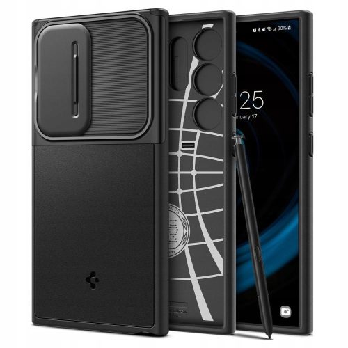  Spigen-Rückseiten für Samsung Galaxy S24 Ultra Camshield Optik schwarz